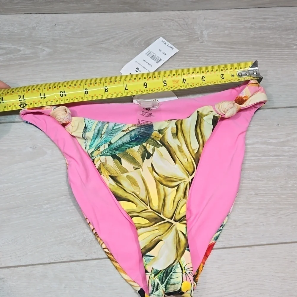 SoldNWT PQ Women OSS Reversible Knot bottom Swim sz S